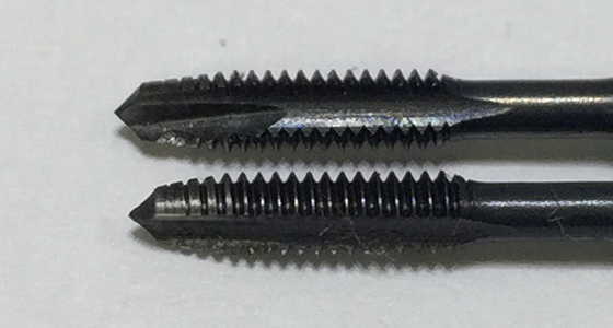 小径タップを使って手作業でねじ切り加工の練習と中古タップの切れ味確認