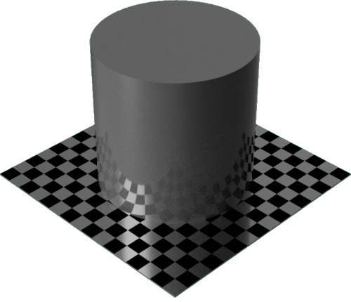 3DCADモデリングの外観をペイントのエナメル光沢円柱