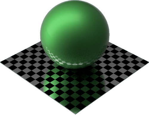 3DCADモデリングの外観をペイントのメタリック球