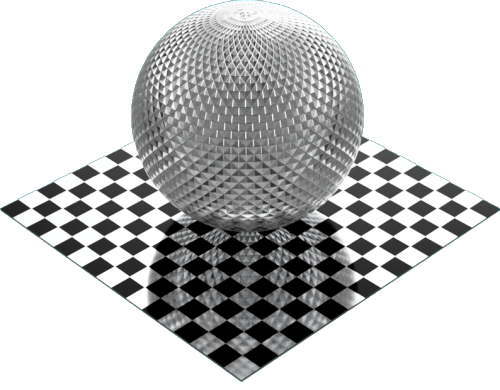 3DCADモデリングの外観をメタルのアルミニウム-ナーリング球