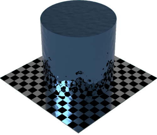 3DCADモデリングの外観をメタルのアルミニウム-ビーズブラストに色変更後
