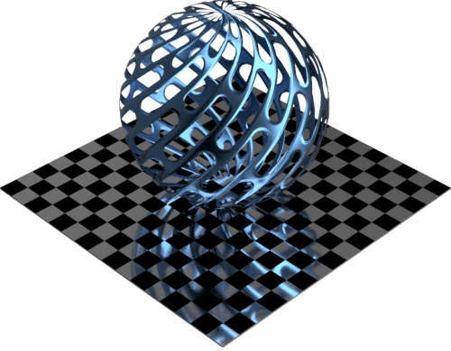 Fusion360 アルミニウムのレンダリング 直方体、円柱、球に適用