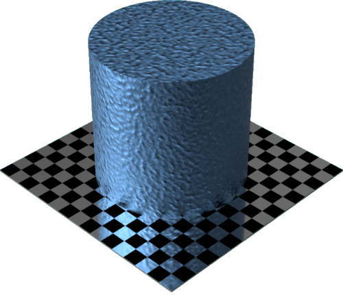 3DCADモデリングの外観をメタルのアルミニウム-鋳造に色変更後