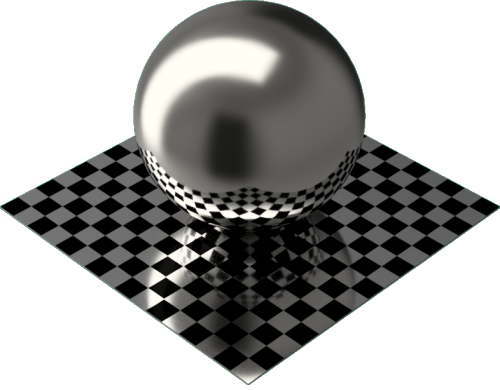 3DCADモデリングの外観をメタルのプラチナ球