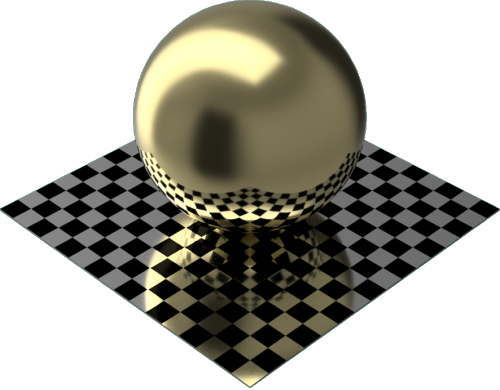 3DCADモデリングの外観をメタルの金球