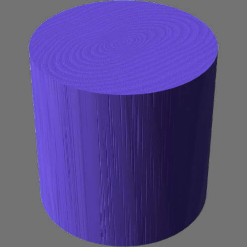fudsion360レンダリングの3D Ash-Painted円柱