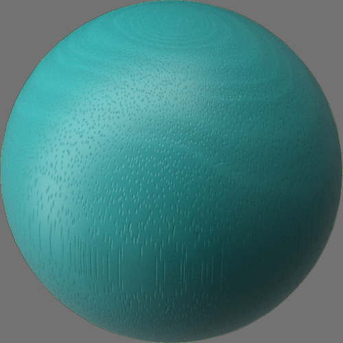 fudsion360レンダリングの3D Mahogany-Painted球
