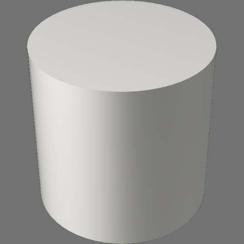 fudsion360レンダリングのBase material-Layered円柱