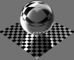 fudsion360レンダリングのBase material-Transparent球