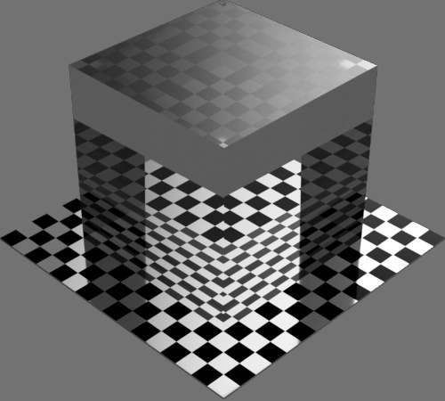 fudsion360レンダリングのBase material-Transparent直方体