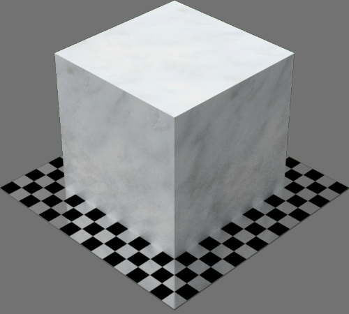 fudsion360レンダリングの大理石直方体