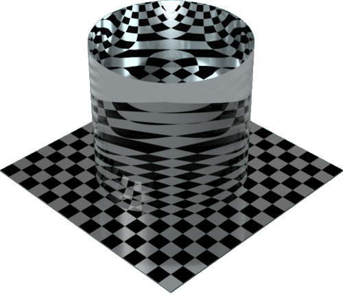 3DCADモデリングの外観を液体の水-クリア円柱
