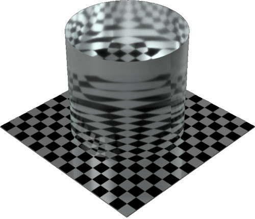 3DCADモデリングの外観を液体の水-波立つ海円柱