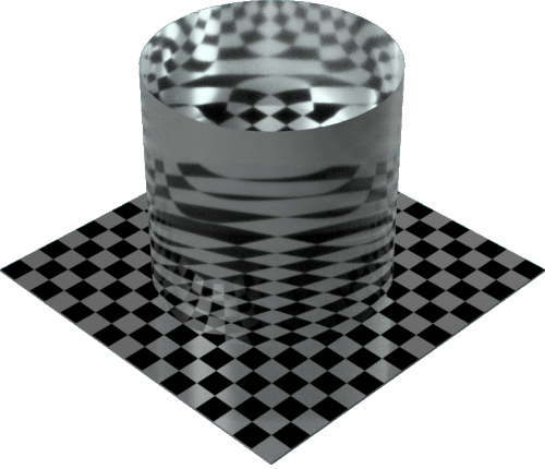 3DCADモデリングの外観を液体の水-穏やかな海円柱