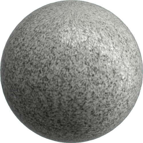3DCADモデリングの外観を花こう岩の御影石-白黒球