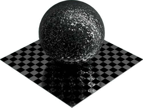 3DCADモデリングの外観を花こう岩の御影石-青みがかった灰色球