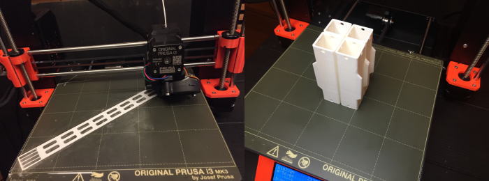 3Dプリンターの自作エンクロージャーにフレームのプリント